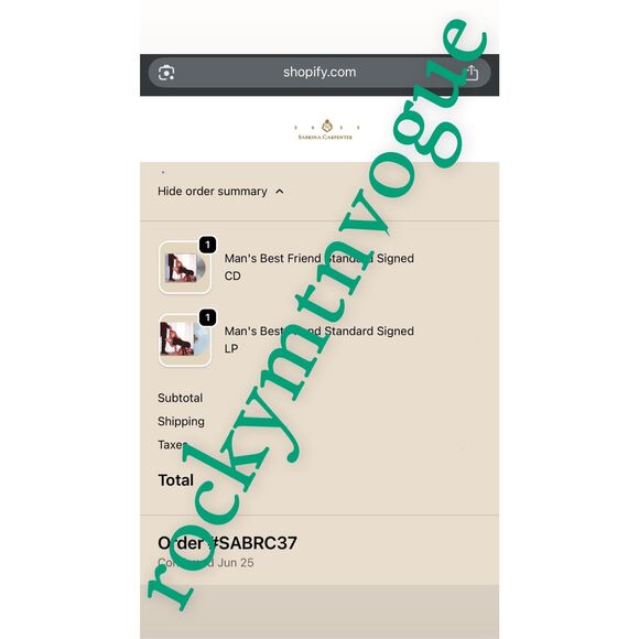 Signed Sabrina Carpenter – Man’s Best Friend Sealed Vinyl LP 2025 - Picture 3 of 3